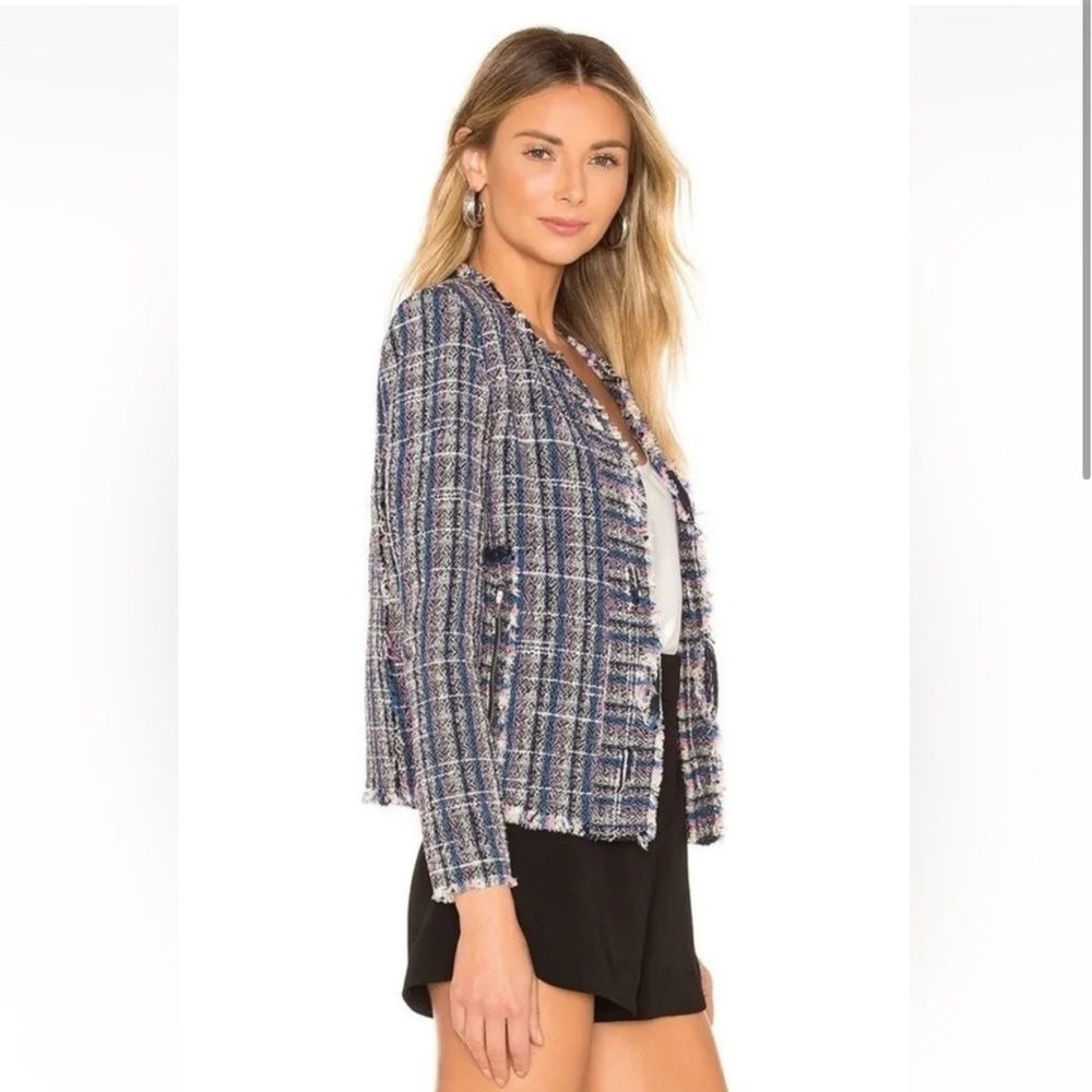 IRO "Frannie" Tweed Cropped Jacket - Size 36 (US Medium) - Picture 4 of 7